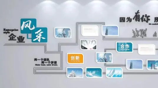 企业文化墙对企业的发展促进的重要性