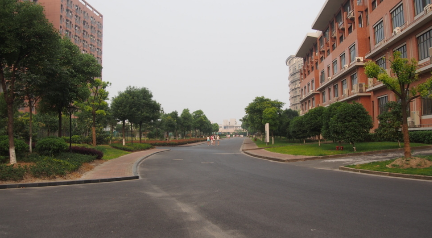 校园中心整体凝聚、规划的整体性